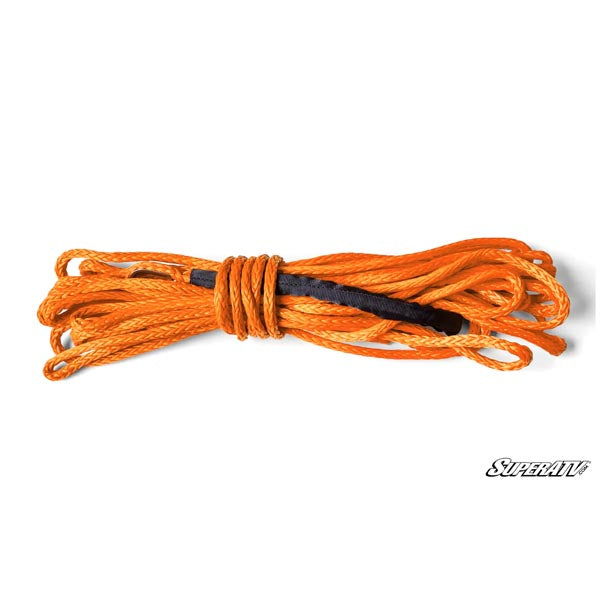 SUPERATV REPLACEMENT SYNTHETIC WINCH ROPE 6000LB - ORANGE WN-RP-6K-ORG
