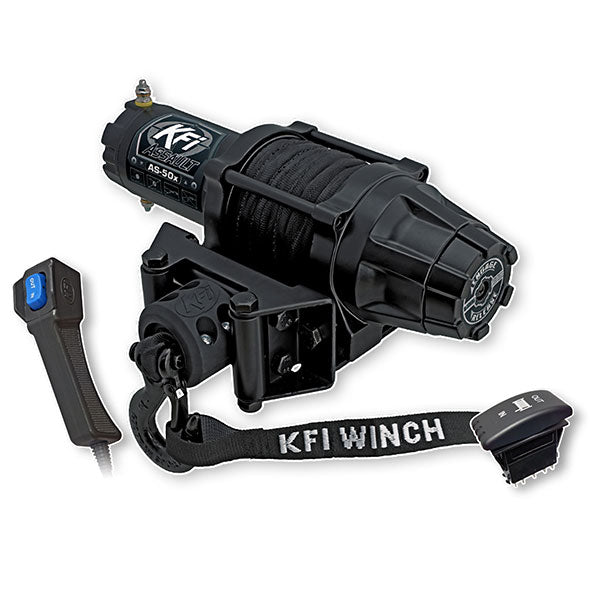 KFI ASSAULT SERIES WINCH 5000LBS SYNTHETIC CABLE AS-50X