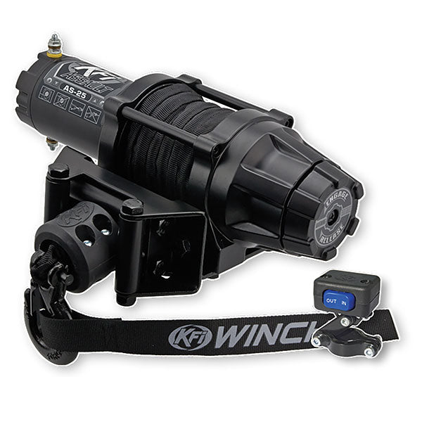 KFI ASSAULT SERIES WINCH 2500LBS SYNTHETIC CABLE AS-25