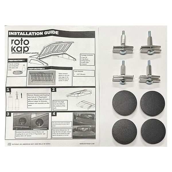ROTOKAP DEFENDER MOUNT KIT EXCLUDES RUBBER GASKET  3041735A