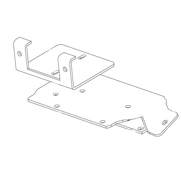 CYCLE COUNTRY WINCH MOUNT POLARIS 25-3200
