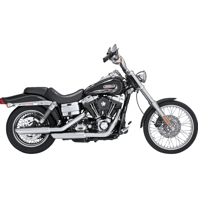 VANCE & HINES MUFFLERS 3" TWIN SLASH CHROME DYNA 16838