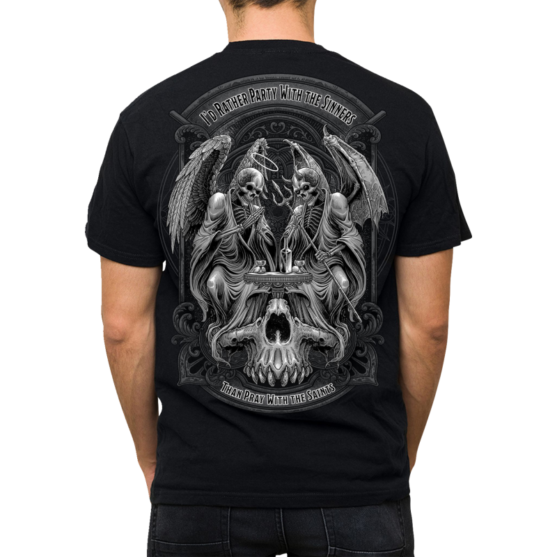 LETHAL THREAT TEE PARTYSNRS BLK 5X LT20905-5XL