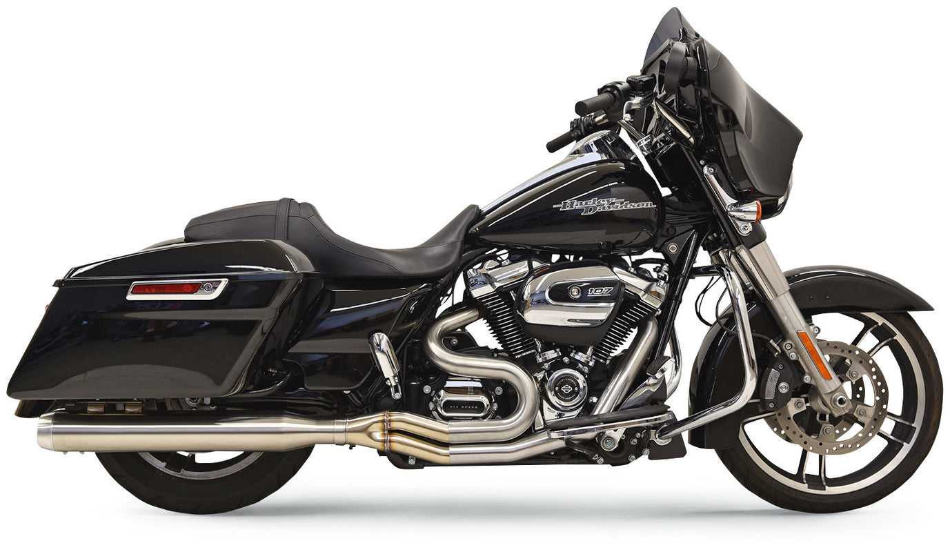 BASSANI XHAUST 17-UP FL EXHAUST 2:1 SS STRGHT CAN 1F28SS