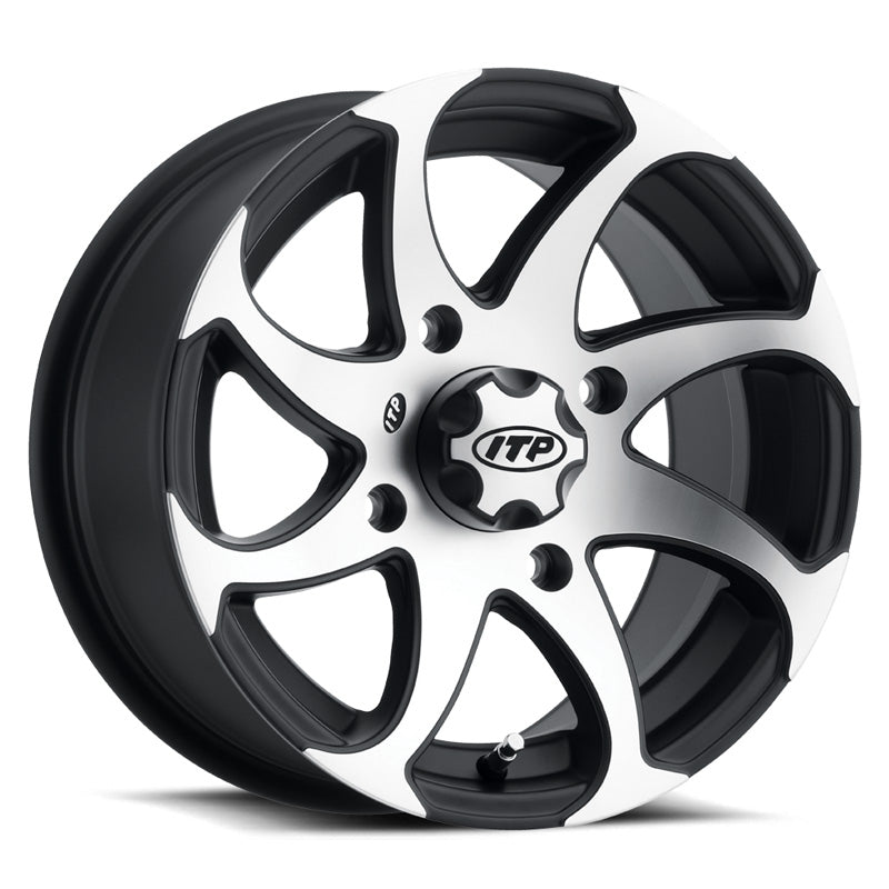 ITP TWISTER 14X7 4/136 5+2 BLACK MACHINED LEFT 1422328536BL