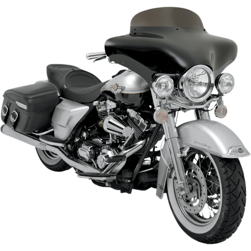 MEMPHIS SHADES HD 5" BATWING WINDSHIELD BLACK MEP8501
