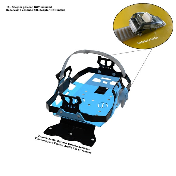 ITEK FUEL PACK BRACKET LBL POL ITEK RACK02-PO-BC
