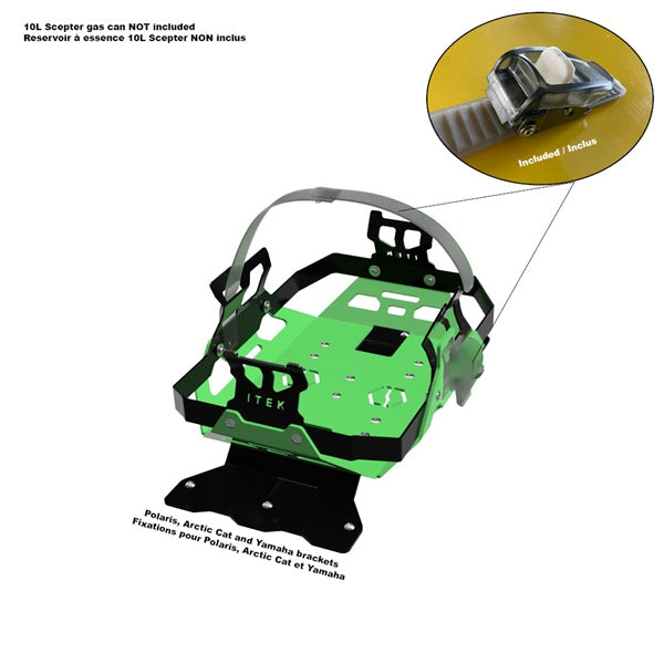 ITEK FUEL PACK BRACKET GR TEAM A/C ITEK RACK02-AC-VT