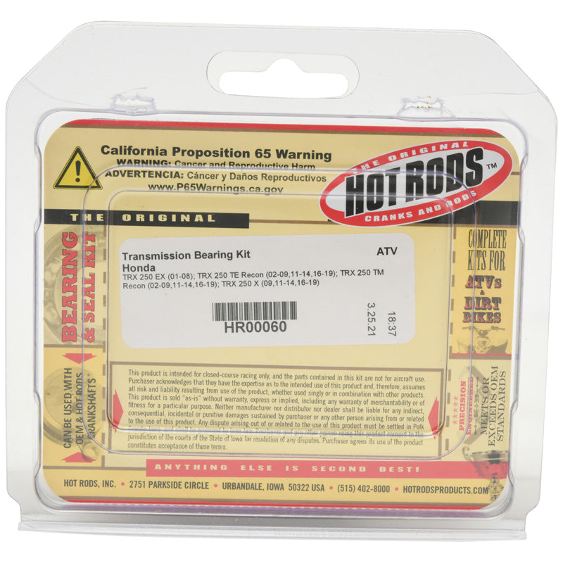 HOT RODS TRANSMISSION BEARING KIT TRX250 RECON HR00060