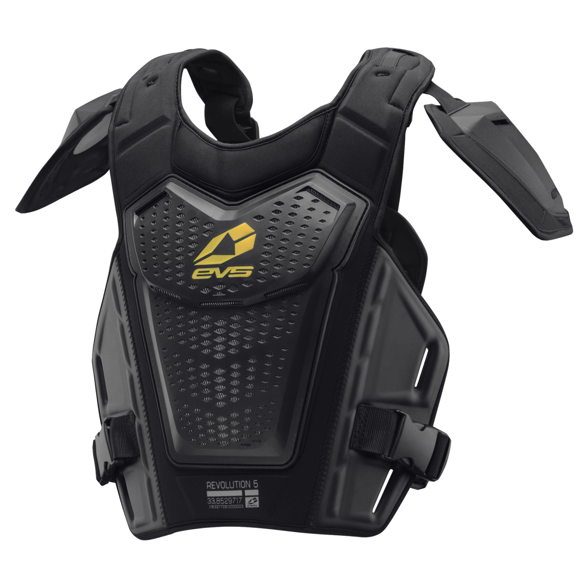 EVS REVO 5 ROOST DEFLECTOR BLK L/XL RV5-BK-L/XL
