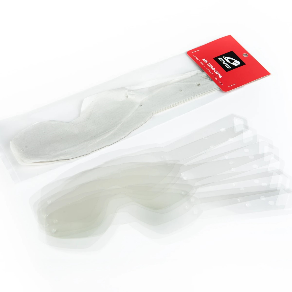 EVS LEGACY YOUTH GOGGLE TEAR-OFFS (STD) 10PK GLYOTO-10PK
