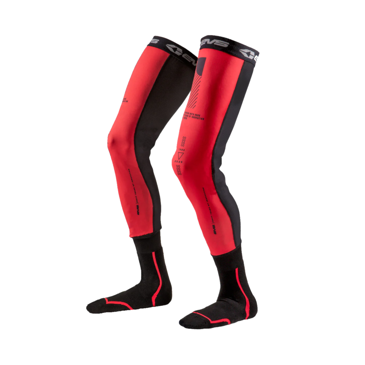 EVS FUSION SOCK/SLV COMBO 40TH ANNIV RED L/X FSN-R/BK40-L/XL