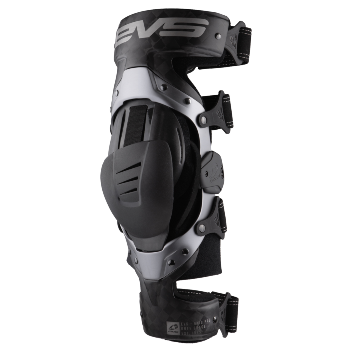 EVS AXIS PRO KNEE BRACE BLK/GREY L-LEFT AXISP-GRY-LL