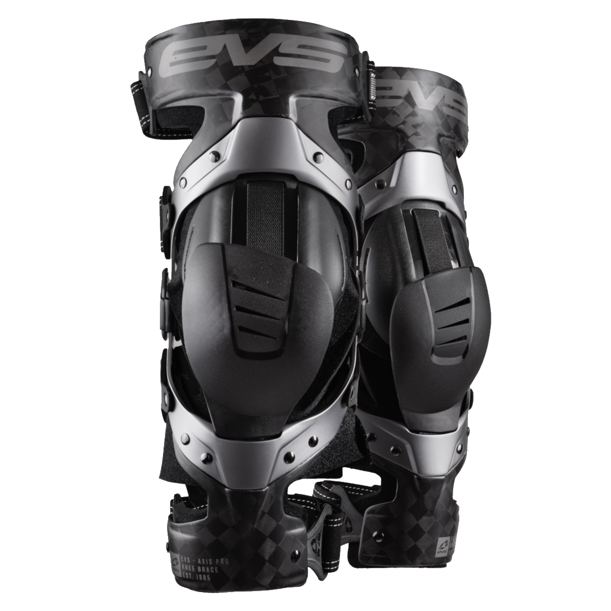 EVS AXIS PRO KNEE BRACE BLK/GREY XL-PAIR AXISP-GRY-XP