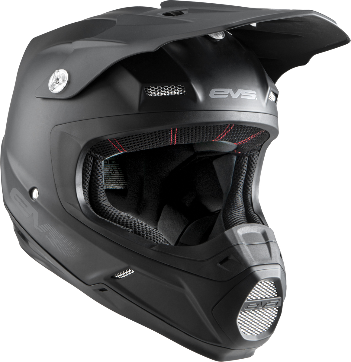 EVS T5 MATTE BLACK 2XL HE20T5S-BK-XXL