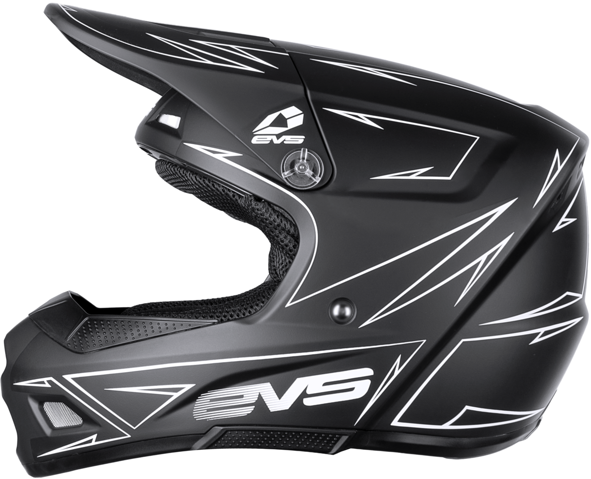 EVS T3 JR PINNER MATTE BLACK M HE21T3P-BK-M