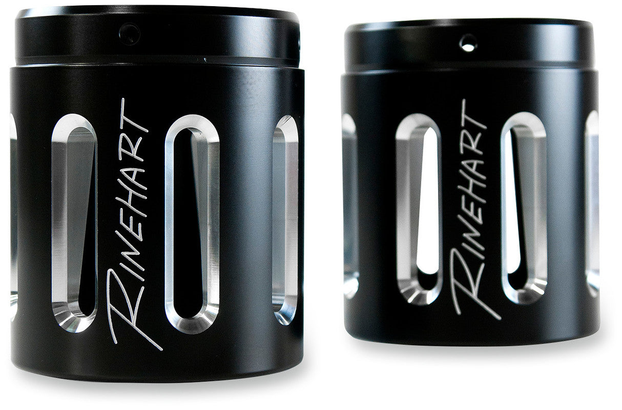 RINEHART RACING 4" MACHINED END CAP SLOT BLK 900-0138