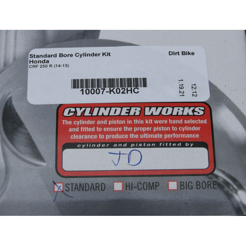 CYLINDER WORKS STD BORE H-C KIT HONDA CRF250R 14-15 10007-K02HC