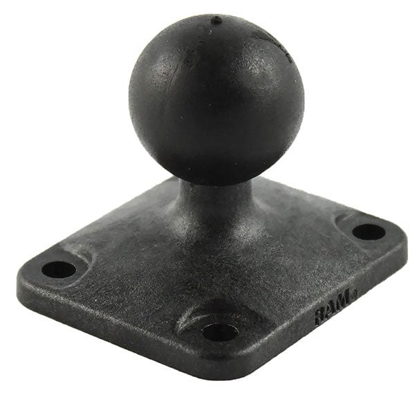RAM BALL ADAPTER WITH AMPS PLATE - B SIZE B SIZE 1" BALL RAM-B-347U