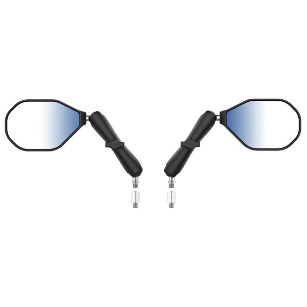 RAM TOUGH-MIRROR KIT WITH M10-1.25 BASES + M10-1.5 ADAPTERS LONG ARM RAM-B-349M1015C465RL