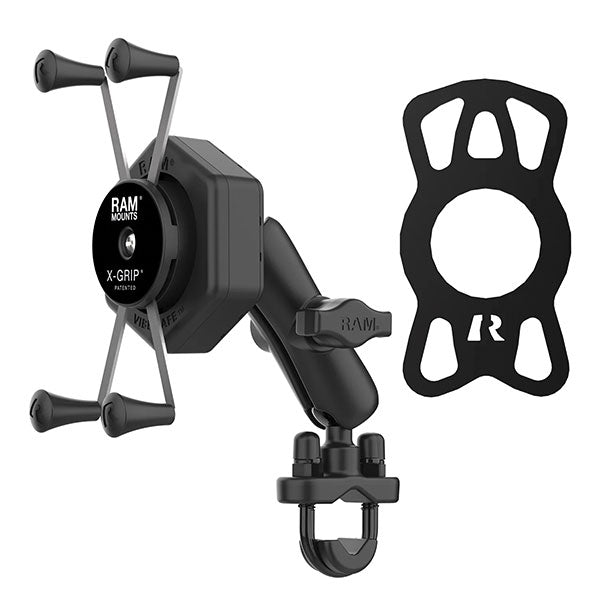 RAM X-GRIP LARGE PHONE MOUNT WITH VIBE-SAFE & U-BOLT BASE MEDIUM RAM-B-149Z-UN10-462