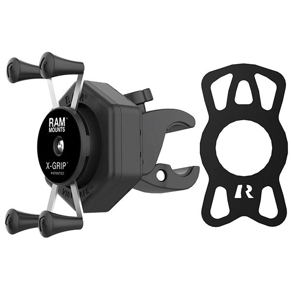 RAM X-GRIP PHONE MOUNT WITH VIBE-SAFE & SMALL TOUGH-CLAW  RAM-HOL-UN7-462-400
