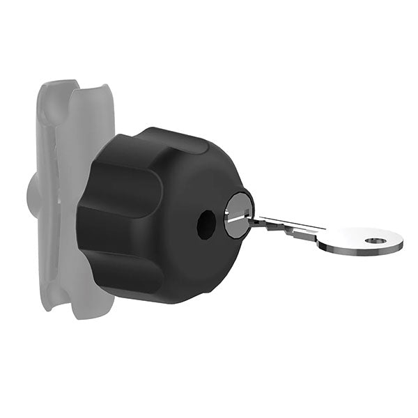 RAM MOUNTS KEY LOCK KNOB WITH INSERT B SOCKET ARMS  RAM-KNOB3L