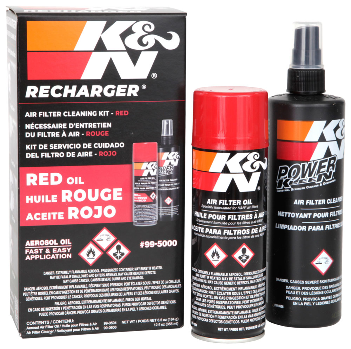 K&N RECHARGER KIT AEROSOL OIL 99-5000