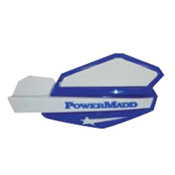 POWERMADD STAR SERIES HANDGUARDS BLUE/WHITE 34221