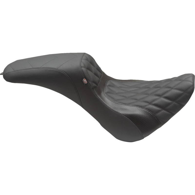 MUSTANG TRIPPER FASTBACK SEAT BLACK DOUBLE DIAMOND STREET BOB 18-23 75152
