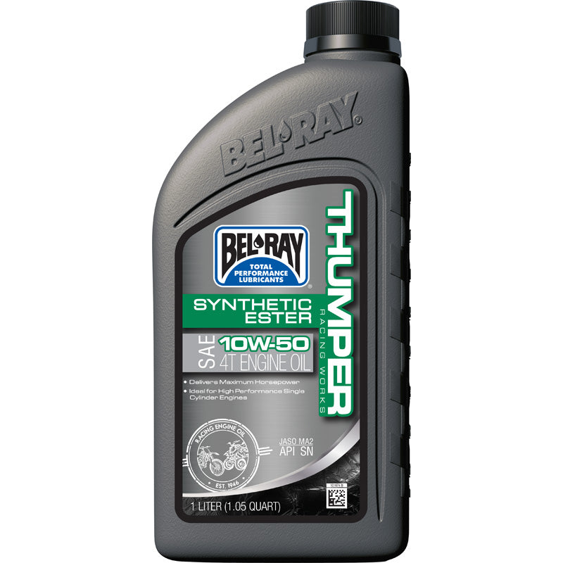 BEL-RAY THUMPER FULL SYN ESTER 4T 10W-50 (12 X 1 L) 3_01724E_11