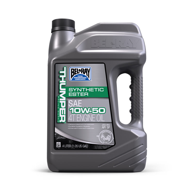 BEL-RAY THUMPER FULL SYN ESTER 4T 10W-50 (4 X 4 L) 3_01724E_11