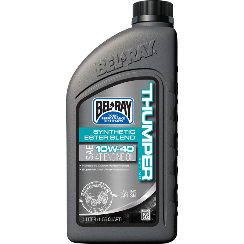 BEL-RAY THUMPER SYN ESTER BLEND 4T 10W-40 (12 X 1 L) 3_01723E_11