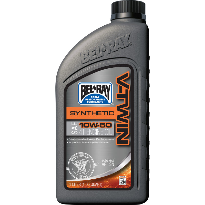 BEL-RAY BEL-RAY V-TWIN SYNTHETIC M/O 10W-50 (12 X 1 L) 3_0139E_11