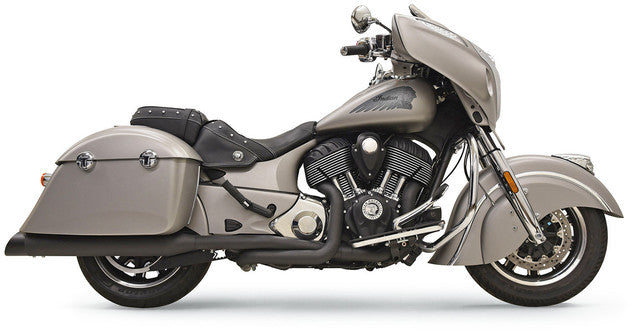 BASSANI XHAUST INDIAN CHIEFTAIN TRUE DUAL FS BLK 8C16BSB