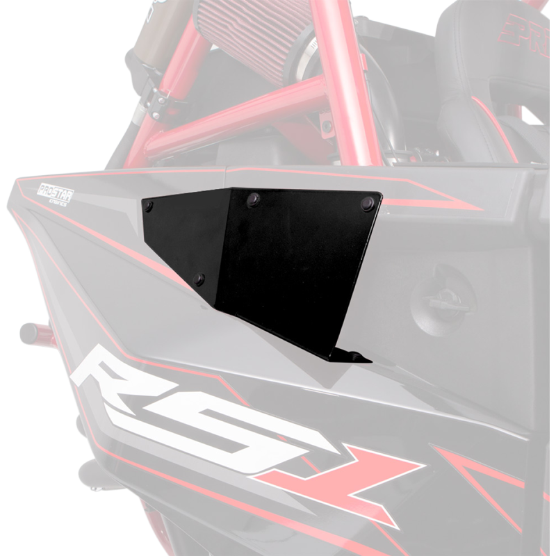 HMF ENGINEERING IQ RADIATOR SCOOPS-18-POLARIS-RZR RS1-BLACK 9356984561