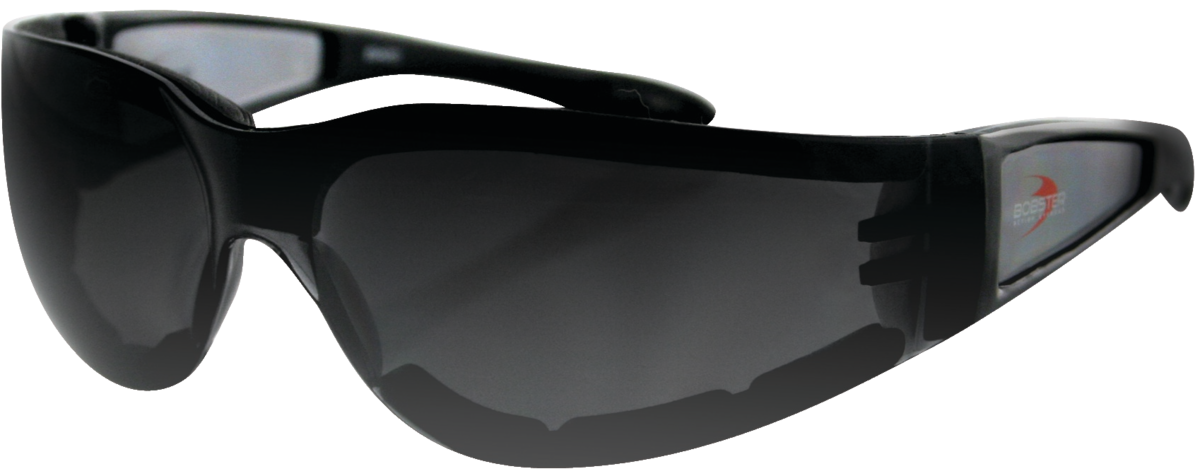 ZAN HEADGEAR SUNGLASSES SHIELD II BLK FRAME/SMOKE LEN ESH201
