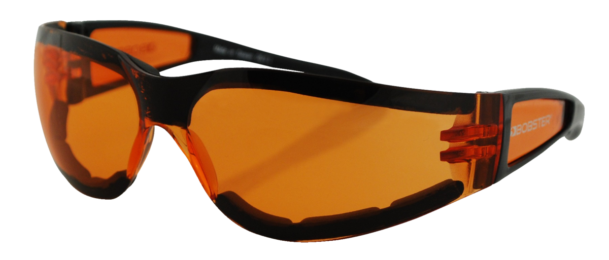ZAN HEADGEAR SUNGLASSES SHIELD II BLK FRAME/AMBERLENS ESH202