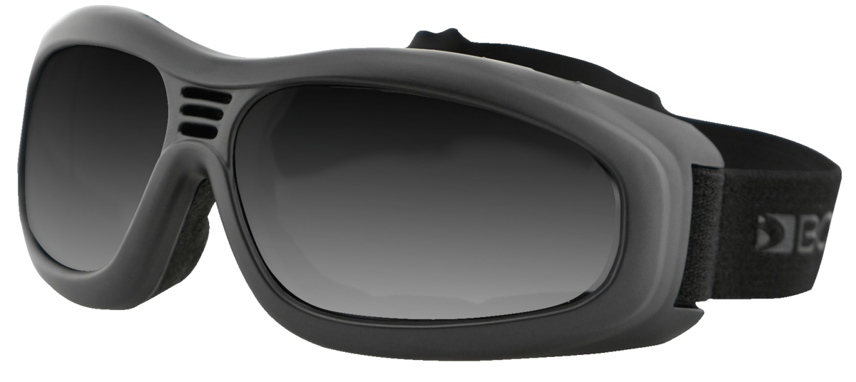 ZAN HEADGEAR TOURING GOG BLACK FRAME DARK ANTI-FOG BT2001
