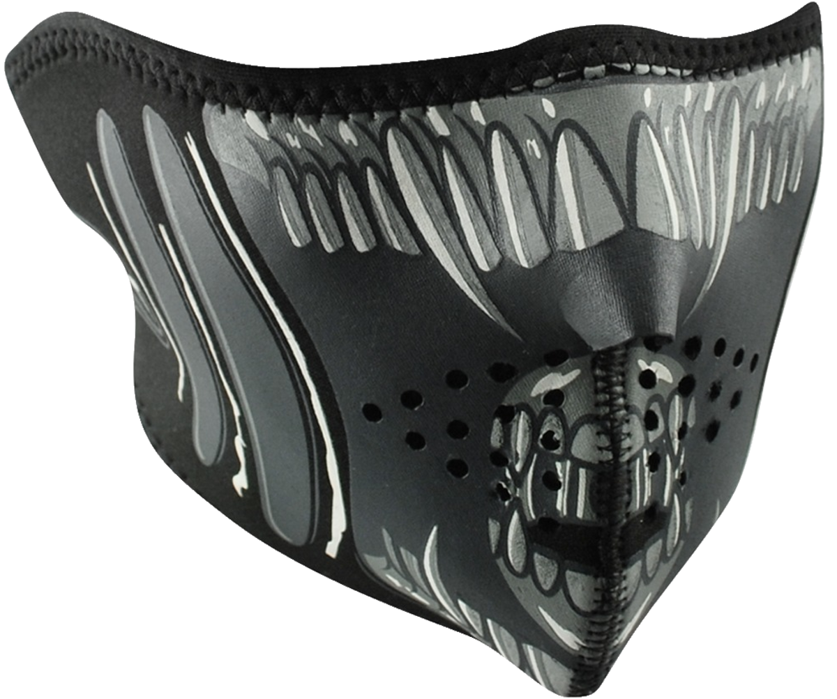 ZAN HEADGEAR ZAN 1/2 FACE MASK ALIEN WNFM039H