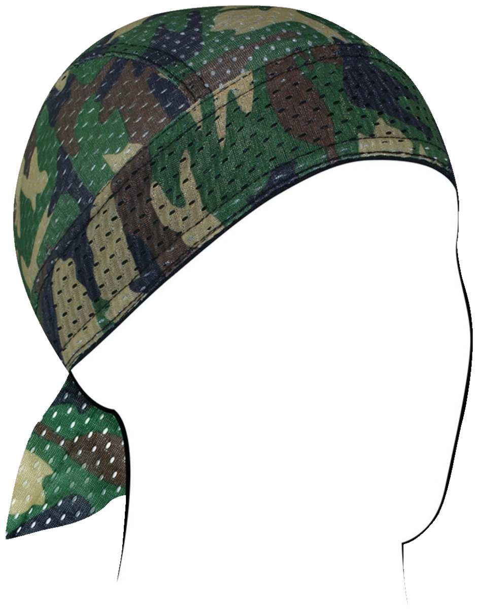 ZAN HEADGEAR VENTED FLYDANNA POLYESTER MESH WOODLAN ZX118