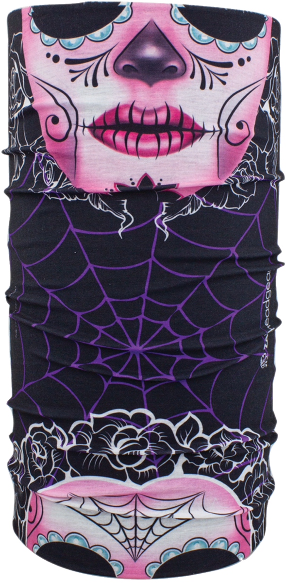 ZAN HEADGEAR MOTLEY TUBE POLYESTER SUGAR SKULL T108