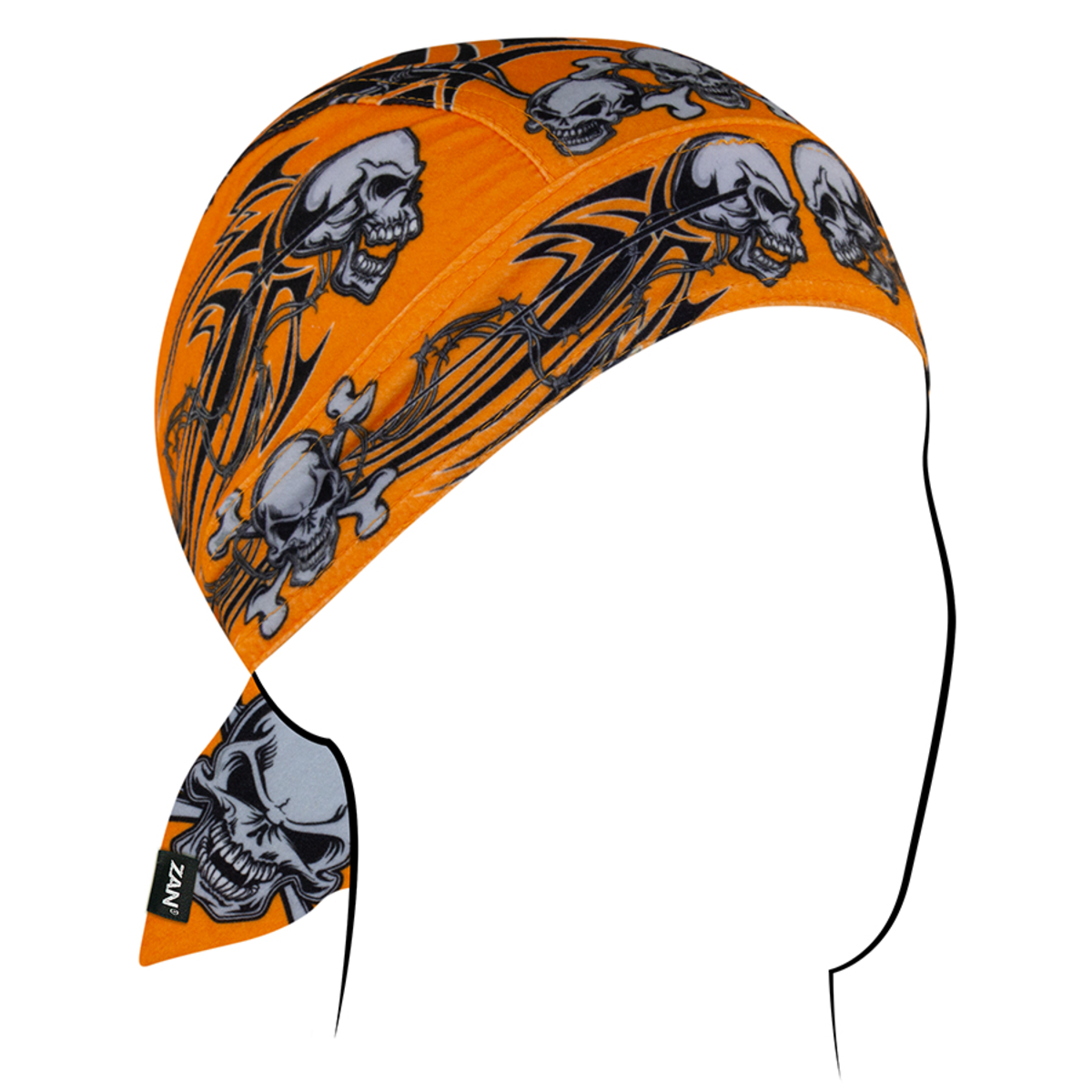 ZAN HEADGEAR FLYDANNA SPORTFLEX SERIES ORANGE TRIBAL ZL669