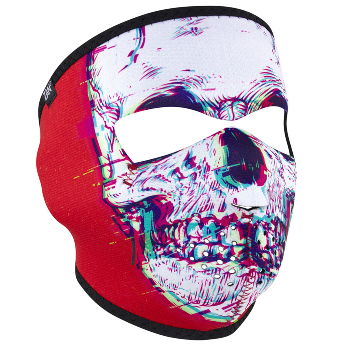ZAN HEADGEAR FULL MASK NEOPRENE GLITCH SKULL WNFM471