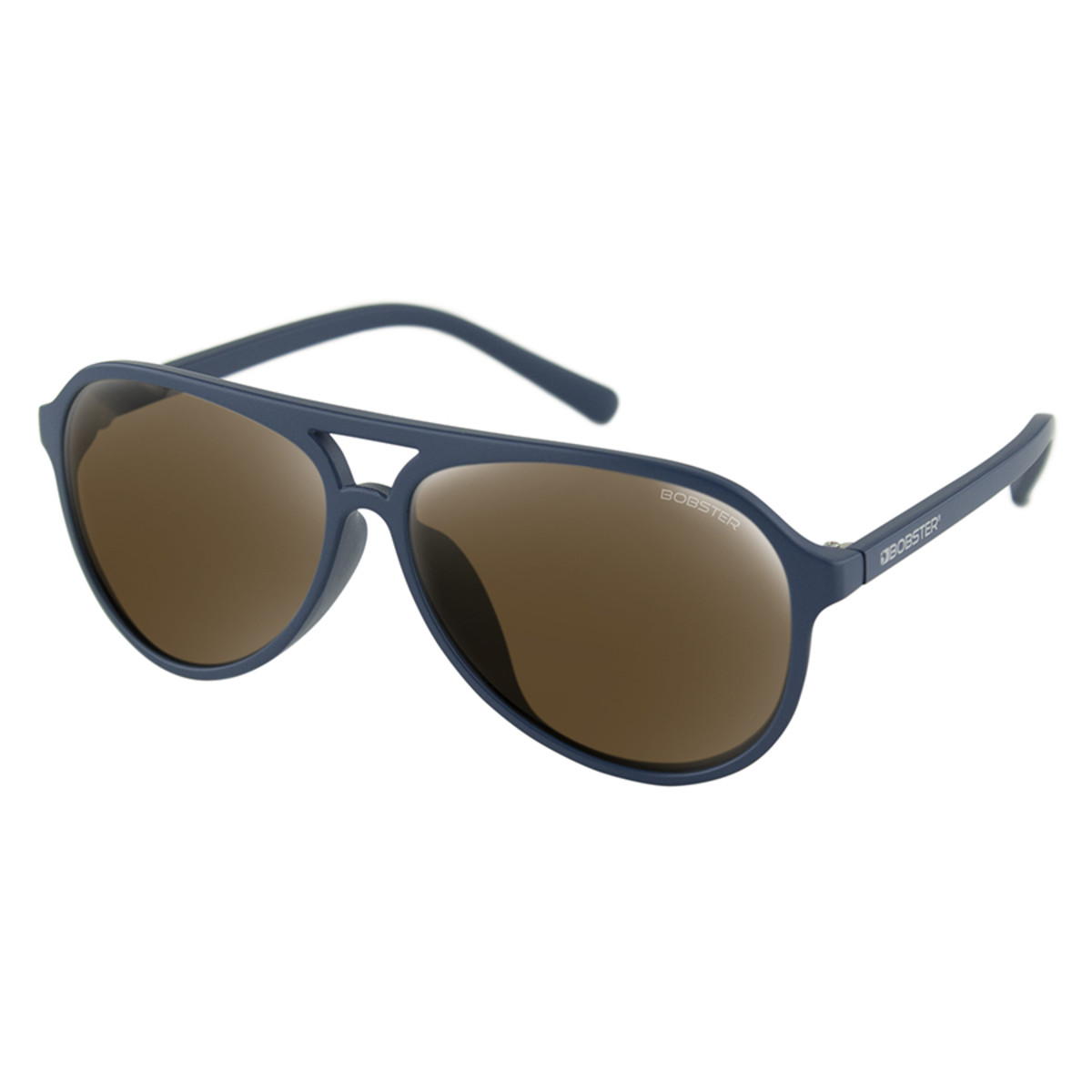 ZAN HEADGEAR MAVERICK MATTE NAVY FRAME BROWN HD SILVE BMAV103HD