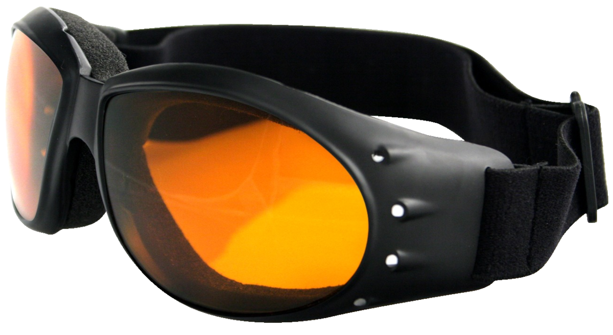 ZAN HEADGEAR CRUISER GOG BLACK FRAME YELLOW ANTI-FOG BCA001A