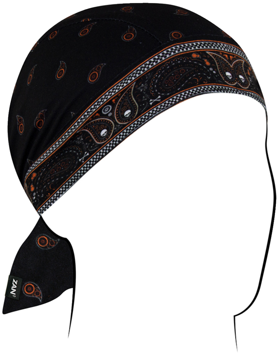 ZAN HEADGEAR FLYDANNA SPORTFLEX BLACK & ORANGE ZL197