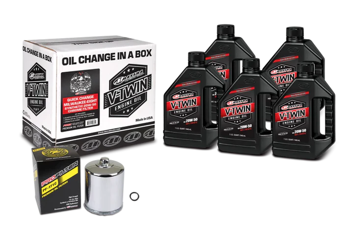 MAXIMA V-TWIN QUICK KIT SYNTHETIC CHR MILWAUK-8 90-129015C