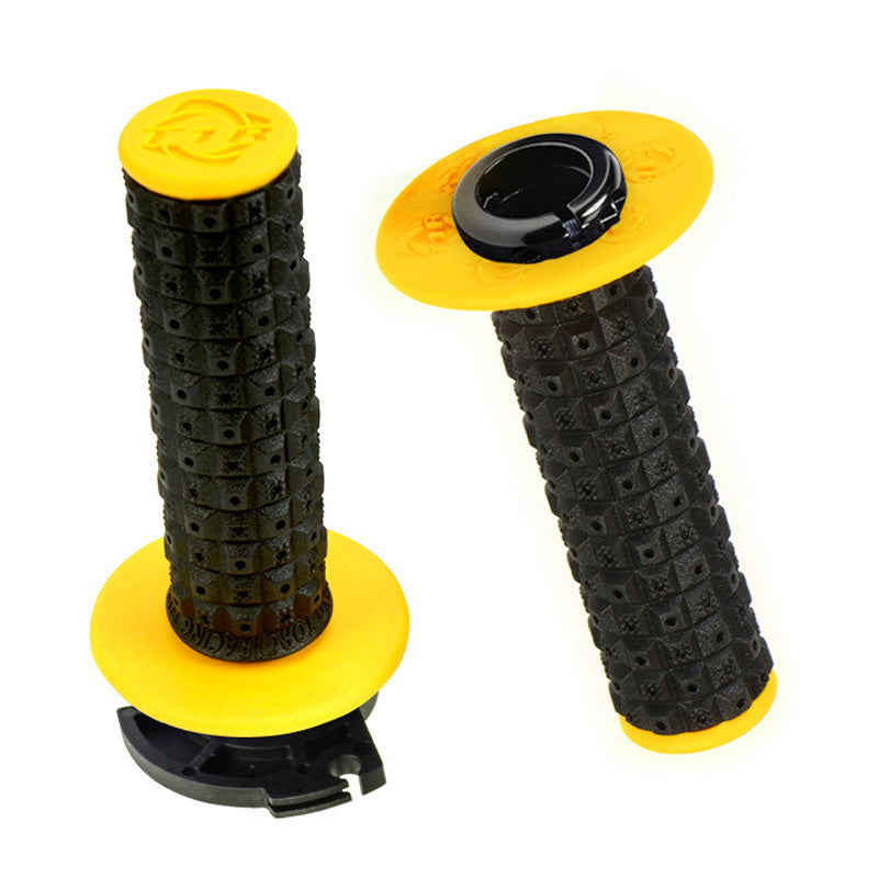 TORC 1 DEFY MX ENDURO LOCK ON GRIPS BLACK / YELLOW INCLU 2650-0206