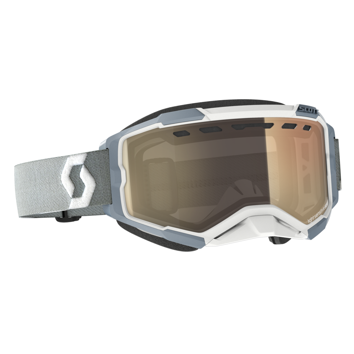 SCOTT FURY SNOW WHT/GREY /LS BRONZE CHROME 278604-1039245